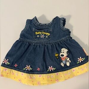 Baby Snoopy Denim Dress